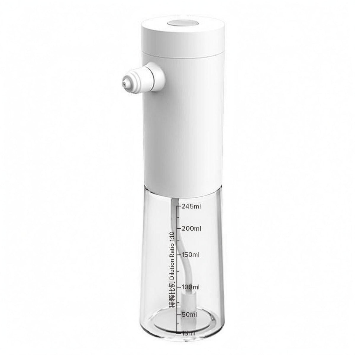 Electric Foam Dispenser Side Nozzle Washroom Accessory Cylindrical Top & Household Cleaning Product