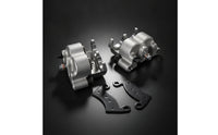 Compact Brake Caliper with Mounting Plate Motorcycle Brake Caliper Precision Hardware Long-Lasting for Garage Maintenance