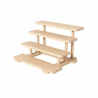 adaptable Tiered Display Riser Space-Saving Stepped Display Stand adaptable desktop Organizer Enhanced Visibility for Plant Lovers, Shop Owners, Desktop, Vendor Events, Craft Fair, Windowsill