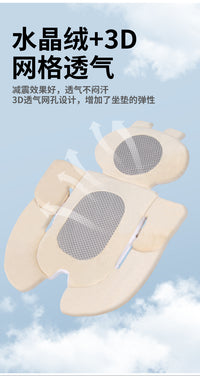Cross-border Newborn Carry Cot Cushion, Baby Stroller Cushion, Safety Seat Insert Pad, Cotton Waist Pad