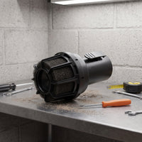 Noise Reduction Wet Dry Vacuum Muffler with Foam Quieter Vacuum Muffler Compatible Accessory Slim for Workshop