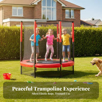 Trampolines Jumping Mat 55 Inch Replacement Spring Mat Tear Resistant for Young Children, Indoor, Playroom