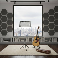 Adjustable Sheet Music Stand Perforated Desk Foldable Music Stand Musical Instrument Accessory for Artists, Students