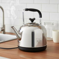 Easy to Clean Stainless Steel Electric Kettle Removable Lid Large Electric Kettle Heat-Resistant Handle Hot Water Boiler Dripdrip-Resistant Spout