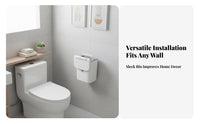 Wall-Mounted Garbage Can Large Capacity Wall Mounted Garbage Can Space-Saving Lavatory Paper Basket for Families, Students, Bedroom, Office, Dorm Room
