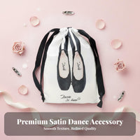 Portable Ballet Shoe Bag Travel-Friendly Pointe Shoe Bag Stylish Design for Children, Ballerinas