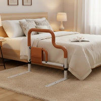 Fall Protection Stand Assist Bed Rail Anti-Slip Grip Adjustable Bed Safety Handle Installation-Tool-Tool-Less for Disabled Women