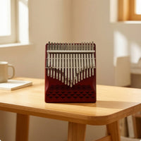 34-Note Thumb Piano Engraved Thumb Piano  Comfortable Mbira for Beginners, Adults, Home Practice
