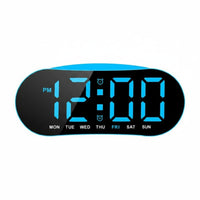 Multifunctional Multifunction Electronic Clock Date and Week Display LED Alarm Clock Minimalist Design Timekeeping Device Double Alarms for Office