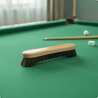 Billiards Table Cleaning Brush Solid Wooden-Pool Table Brush with Wooden Handle Compact for Game Rooms