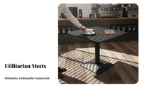 Easy to Clean Industrial Design Table and Seating Long-Lasting Construction Industrial Dining Booth Versatile Design Commercial Furniture Scratch-Resistant Tabletop for Restaurant Owners, Bar Proprietors, Cafe Managers, Pub, Eatery, Lounge