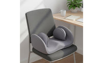 Multi-Functional Pelvic Correction Seat Foldable Electric Massage Seat Cushion Ergonomic Design Back and Hip Massage Pad Adjustable for Postpartum Women, Office Workers, Home, Car