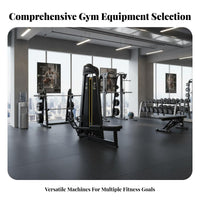 Commercial Gym Equipment Heavy Duty Weight Stack Gym Machine Multi-Functional Design Professional Fitness Machine for Personal Trainers, Bodybuilders