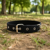 Dog Collar, Adjustable Nylon Dog Collar 3cm Wide, Robust Collar for Dogs 16-40kg, with Quick Release Buckle for Training & Walks