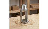 Aluminum Square-Hole Drilling Bracket Open-Frame Square Hole Drill Mounting Bracket Cylindrical Collar Power Tool Accessory 18 Mm Opening