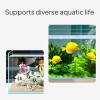Crystal Clear Thickened Glass Desktop Fishbowl Aquarium