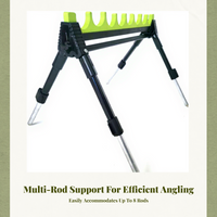 Foldable Aluminum Fishing Rod Stand