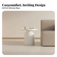 Comfortable Sitting Curved Barrel Chair Minimalist Design Single Sofa High Resilience Cushion Indoor Furniture Deep Seat Design for Homeowners, Business Owners, Reception Area, Balcony, Living Room, Reading Nook