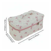 Travel Toiletry Organizer with Compartments Portable Large Capacity Cosmetic Case for Women