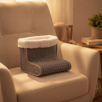 Electric Foot Warmer Electric Foot Warmer Quilted Heated Boot for Desk, Sofa