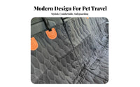 Detachable Design Dog Car Seat Cover Visible Mesh Window Waterproof Back Seat Cover Multifunctional