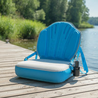 Padded Inflatable Paddle Board Seat Waterproof Inflatable Kayak Seat Ergonomic Portable for Paddleboarders