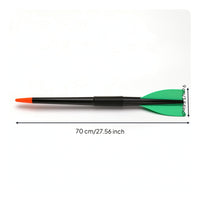 Javelin with Detachable Fin Youth-Friendly Training Javelin Sporting Goods Non-Slip Lightweight for Children, School Sports