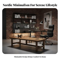 Nordic Design Long Table Versatile Design Large Multi-Person Study Desk Stable and Hard-Wearing Multifunctional Living Room Table for Students