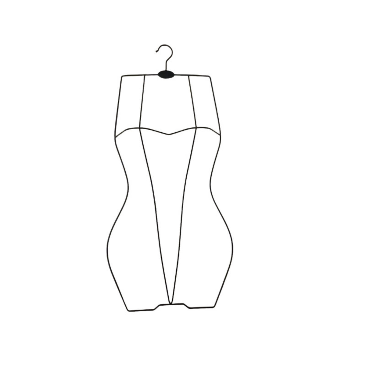 Slim Swimsuit Hanger Lightweight Bikini Hanger Minimalist Space-Saving for Boutiques, Retailers, Store Display, Closet Organization