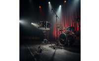 Non-Slip Rubber Feet Snare Drum Stand Foldable Tripod Drum Stand Heavy Duty for Drummers, Beginners, Stage Performance, Music Studio