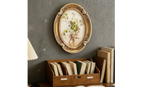 Oval Resin Photo Frame European Style Ornate Oval Frame Vintage Aesthetic Picture Holder