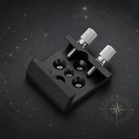Anodized Finish Locator Scope Base Knurled Thumb Screws Locator Scope Mount Bracket Multiple Mounting Holes Mount Base Threaded Hole