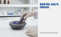 Natural Stone Grinding Bowl, Laboratory Pestle, Durable, Handmade, Multi-Size for Powder Pigment Medicine
