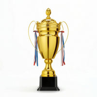 Metal Trophy with Base Polished Cup Trophy Classic for Sports Tournaments, Kids