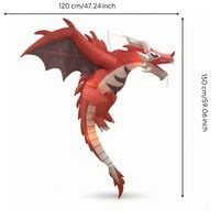 Inflatable Dragon with LED Light-up Hanging Dragon for Yard, Garden