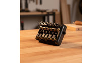 Stringless Fixed Guitar Bridge Tailpiece Saddle Adjustable Stringless Electric Guitar Bridge Sustain Musical Instrument Part for Luthiers