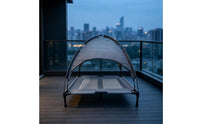 Elevated Bed with Canopy Breathable Elevated Pet Bed with Canopy Lightweight for Patio, Camping