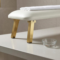 Cushioned Manicure Bench Slimline Folding Hand Rest Nail Salon Hand Rest Portable Beauty Tool Stable