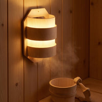 Wall Lamp Shade Wooden Sauna Lamp Shade for Steam Room