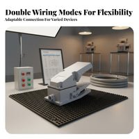 Dustproof Self-Resetting Foot Switch Silver Contacts Industrial Foot Pedal Switch Machine Tool Control Pedal for Factory Workers, DIY Hobbyists, Workshop, Workshops, Factories, Manufacturing Plant
