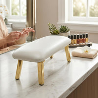 Cushioned Manicure Bench Slimline Folding Hand Rest Nail Salon Hand Rest Portable Beauty Tool Stable