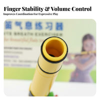 Long-Lasting ABS Material Flute Breath Control Coach Versatile Use Flute Embouchure Training Tool Visual Feedback for Beginners, Students