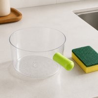 Water Ladle 400ml, Bath Ladle with Handle, Water Dipper 18.5x16cm, Rinse Cup for Bathing & Dispensing
