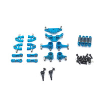 RC Car Upgrade Kit Lightweight RC Car Parts with Shock Absorbers Adjustable Hardware for Wltoys 1/28 Garage Tuning