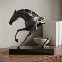 Leaping Horse Statue Modern Art Figure Decorative House Decoration for Office