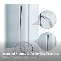 Spiral Candlestick Reflective Home Decor Smooth House Decoration