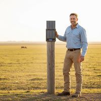 Solar Electric Fence Charger Integrated Design Farm Equipment Low Maintenance