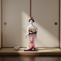 Japanese Geisha Doll Exquisite Details House Decoration Holiday Gift for Office