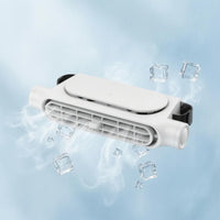 3-Speed Car-Mounted Seat Fan Slim Adjustable Car Fan Rectangular