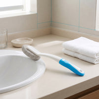 Pumice Stone with Handle Curved Toilet Bowl Cleaner with Handle Natural